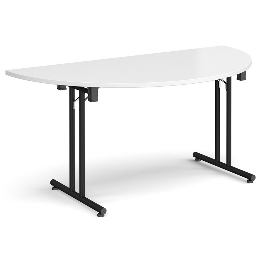 Deco Folding Leg Semi-Circular Meeting Room Table